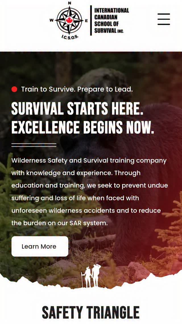 NEW website! NEW courses and content.
#outdooreducation #preparedness #landbased #jordansprinciple #outdoorhealthandsafety #corporatetraining #survival
