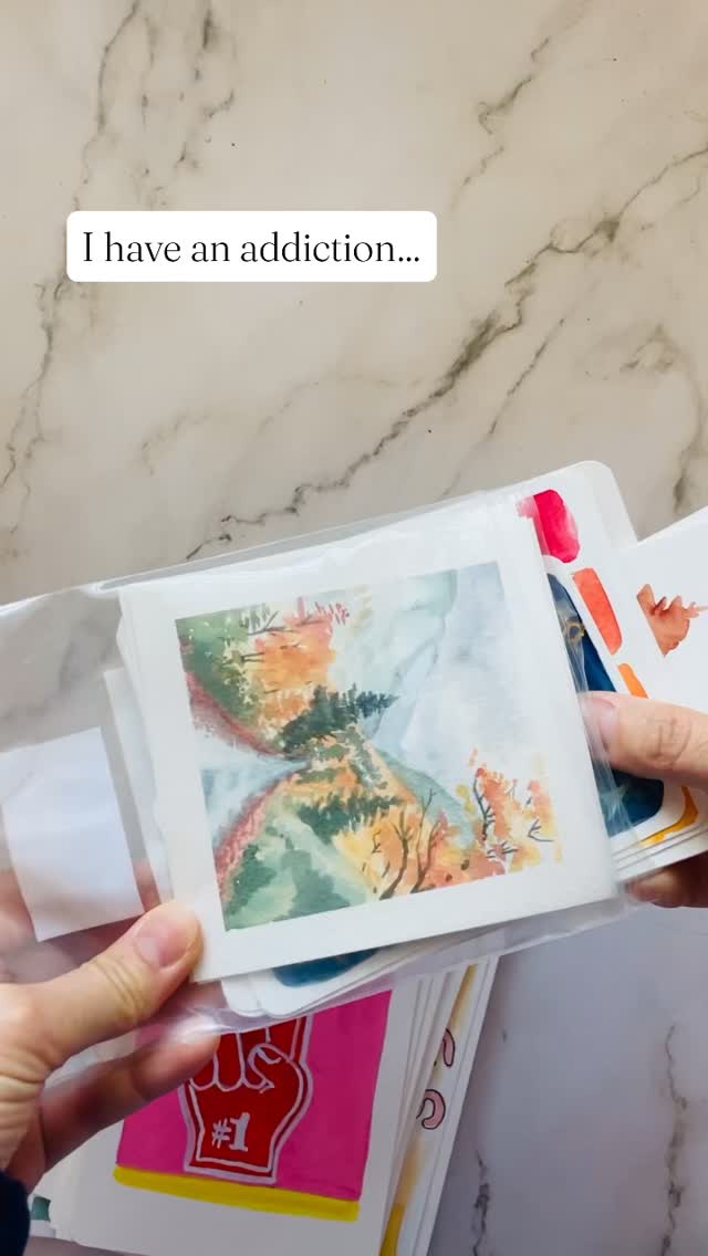 I think I have an addiction…
And I LOVE it!!! 🥰
My pile of cute tiny paintings is growing so it’s time to send some snail mail. 💌
Want me to send one to your favorite person??? Comment below and I’ll DM you about mailing someone a sweet note on your behalf.
I’ll mail as many as I have time for/paintings for.
Let’s brings some joy to those mailboxes!! 🤗
#watercolor #watercolorsketch #watercolorpainting #landaruenart #landaruenartshop #landaruenartkits #watercolorkits