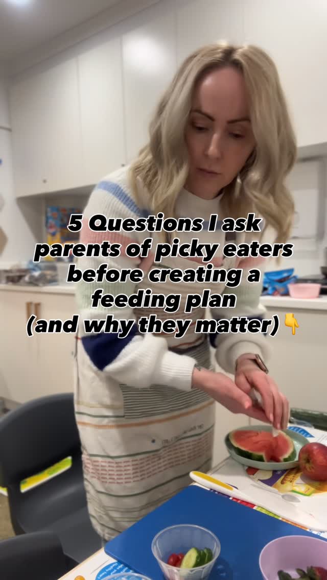 Want to know what I ask before creating a feeding plan? These 5 questions matter 👇
They help uncover why your child is struggling with food, not just what they’re eating 🍽️
1️⃣ What foods are always eaten? (This tells me their safe foods + comfort zone)
2️⃣ What’s your mealtime routine at home? (Structure matters more than you think)
3️⃣ Any history of reflux, constipation, or feeding aversion? (The gut and body play a big role!)
4️⃣ Do they eat differently at daycare or school? (Environment impacts confidence)
5️⃣ What’s your biggest mealtime challenge? (This guides where we start)
💡 These questions help me find the root cause behind picky eating — and create a plan that works for your unique child, not just a generic “try this food” list.
Want support creating a personalized plan for your picky eater? Comment HELP and I’ll send you the details for my Unfussy Eater Program.
#pickyeater #feedingtherapy #kidsnutrition #unfussyeater #feedingpickyEaters #mealtimesolutions #fussyeatingtips #parentingtips #pediatricnutrition #pickyeatinghelp #pickyeating #pickyeaterproblems #mealtimesolutions #pickyeaters #pickyeatingtips #fussyeaters #autismnutrition