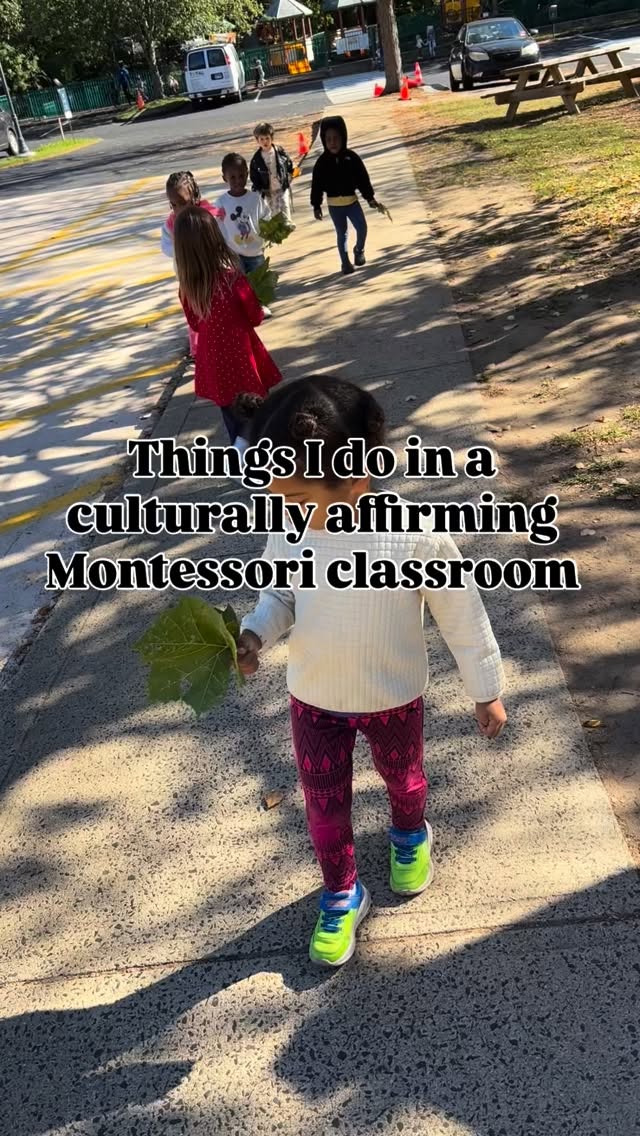 It’s been a minute and not going to apologize 😂
This season of teaching has not been easy but wanted to come up here and remind my Montessori folx that we aren’t doing the work.
Our Montessori Albums are a guide. They have flaws, holes, and dare I say misinformation. Let’s talk about
Some stuff I just don’t do in my Culturally Affirming Montessori environment:
I TALK- I have intelligent Black & Brown children in my space. Sometimes they want to know why we are simply pouring. They want to know why it’s an isolated lesson, so I give them context as well as the visual!
I OMIT certain lessons-My children aren’t polishing silver. It isn’t a contemporary lesson and doesn’t culturally align with our classroom. We do sneaker cleaning, seasonal practices like pumpkin washing, and other activities that would be mirrored in their every day lives outside of the classroom.
We DON’T have a 3 hour learning cycle, we do use the extra 30 minutes for outdoor exploration.
We are INTERDEPENDENT- I frequently have group lessons to center community & joy. If children aren’t connecting to work, I shift and do my best to give them what they need. We also have a designated space for movement. I found myself telling the children often to restrict their movements (my own internalized stuff coming up). If you need to move, go meet your needs in a way that still respects the classroom flow!
And just a bonus, WE DON’T USE FOOD TO PLAY. Lentils, rice, and other grains are a form of precious nutrition for the body. Especially now, when our families are experiencing cuts for their SNAP benefits. I implore you to stop using it. There are other materials you can use for your spooning and such.
What do you do in your classroom that centers your families’ experiences? How are you creating new lessons that allow for contemporary teaching? We want to know!