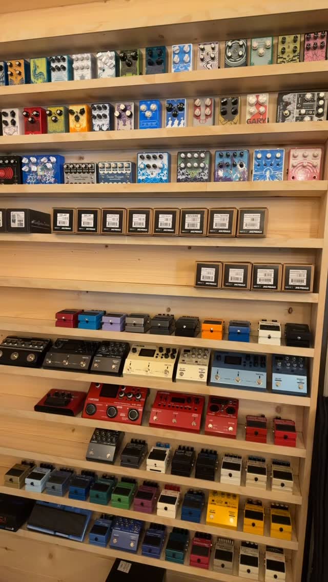 The Wall of Tone at GB Music & Sound.