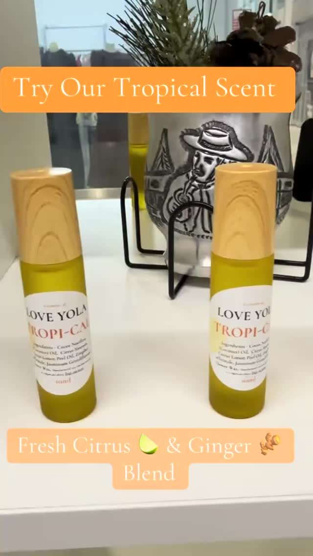 Try the new tropical scent! Come on over to New horizon unit C 35 a! #canadianproducts #fragrance #scents #skincare #loveyola