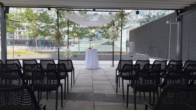 Beautiful modern wedding at an urban venue which features our elegant Chuppah adorned with white flowers and a reception featuring bud vase design of white roses and tons of candles . It was a great pleasure to be part of this special day.
.
.
.
#weddingflowers #torontobride #chuppahflowers #whitewedding #jewishwedding #modernwedding #torontoweddings #eventflorist #torontoflorist #bridesbouquet #chuppahrentals #eventdecor #floatingcandles