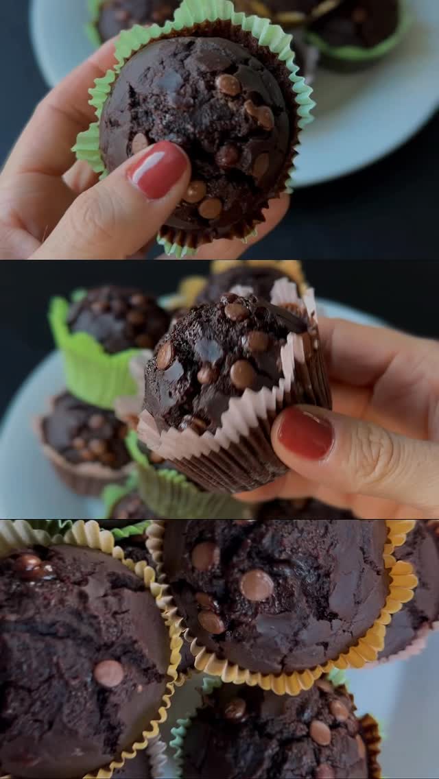 PROTEIN MUFFINS 🧁🫘
______________________
Leckere Muffins gehören einfach zu einem entspannten Sonntag dazu 😍 wie praktisch, wenn die Muffins einiges an Protein liefern und einen flüssigen Schokokern versteckt halten 🥲💪🏼
.
Für 20 Muffins brauchst du ⬇️
• 400g abgetropfte Kidneybohnen
• 250g Mehl
• 45g Backkakao
• 3 Eier
• 50g Rapsöl
• 300ml Pflanzenmilch
• 2 TL Backpulver
• etwas Salz
• optional Schokolade für den Kern
.
.
Zunächst alle flüssigen Zutaten mit den Kidneybohnen mixen. Dann nach und nach die trockenen Zutaten unterrühren, bis der Teig glatt und geschmeidig ist.
2/3 Teig in jedes Förmchen füllen, dann ein Stück Schokolade auf den Teig legen und 1/3 Teig nachfüllen.
Wenn du möchtest, kannst du noch Schokodrops auf die Muffins streuen.
Die Muffins 30 Min bei 180 Grad Ober-/Unterhitze backen 🧁
#gutenappetit #muffin #proteinmuffins #proteins #ernährungsberatung #food #foodlover #foodie #bake #sunday #coffeetime #gesundbacken #healthysnack