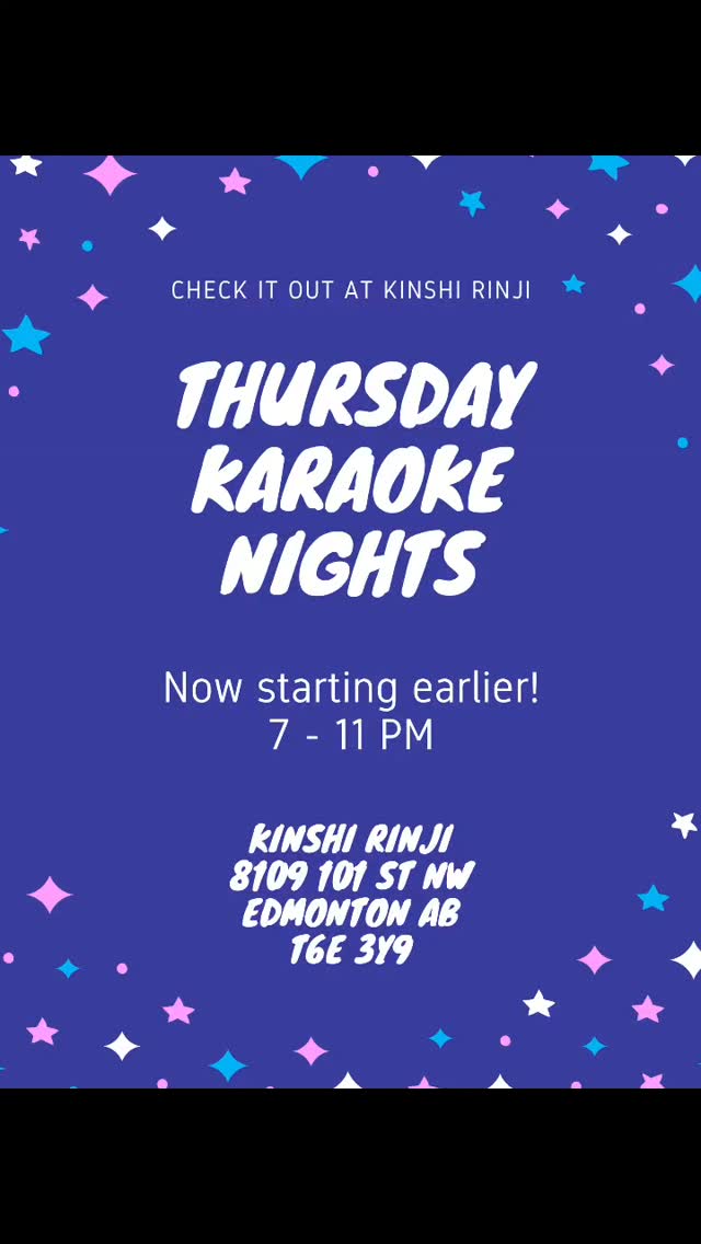 🎤 Thursday Karaoke Nights just got better! Now going from 7-11pm, no excuses not to stop by and sing a few tunes before bedtime!