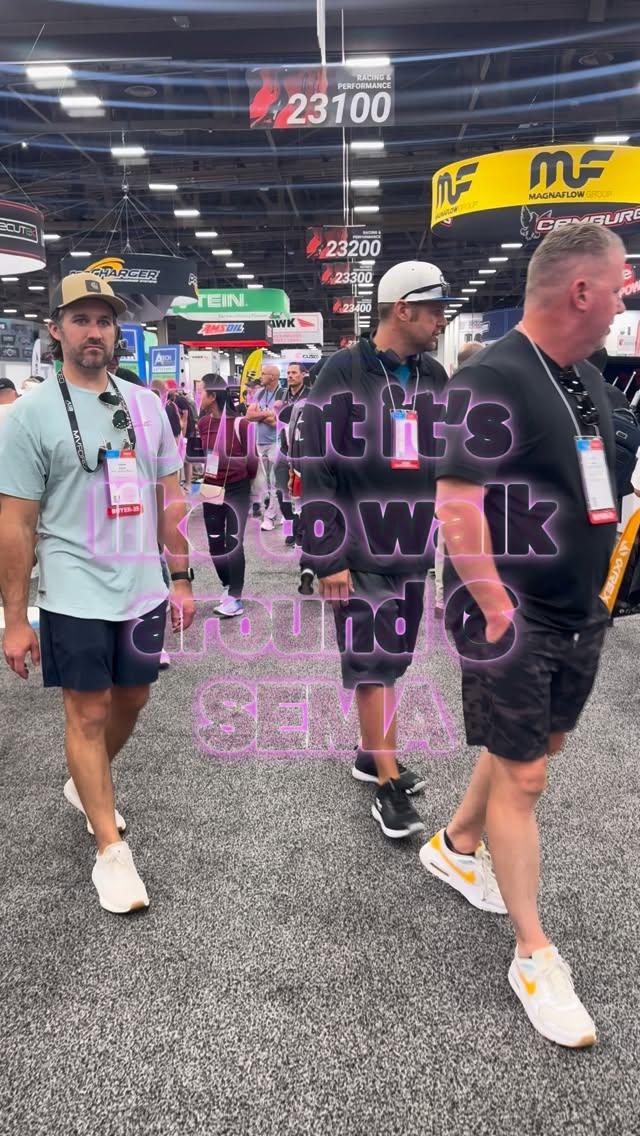 Ever wanted to know what it’s like walking around @semashow ? It’s crowded!! #SEMA