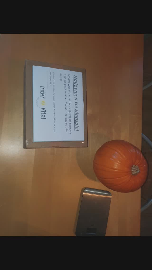 Unser Halloween-Gewinnspiel ist vorüber!
Vielen Dank an alle 46 ineressierten Teilnehmern.
Mit nur 80g Abweichung haben wir eine Gewinnerin für einen kostenlosen Monat Fitnessstudio oder Kurse.
Gebt uns gerne eine Rückmeldung wie ihr es fandet.
Wir verbleiben mit sportlichen Grüßen
#intervital #intervitalfehmarn #fitness #gym #sonnenhof