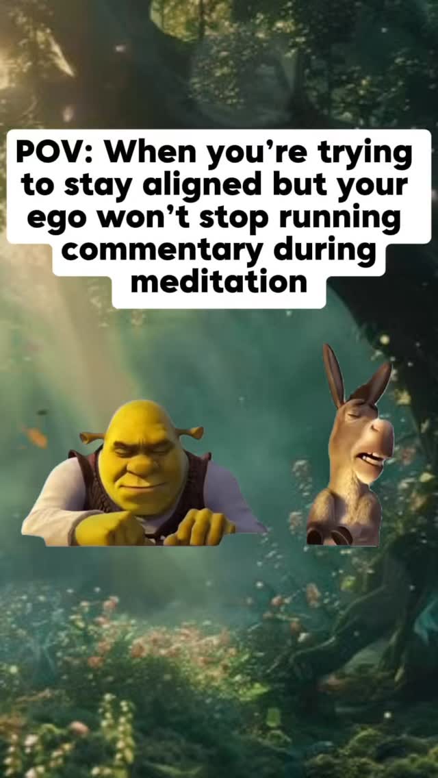 Every time I sit to meditate, my higher self shows up all calm and radiant… and then my ego enters the chat like:
“Hey bestie, remember that awkward thing you said 7 years ago? Let’s relive it in HD!”
Here’s the thing - your ego isn’t the villain. It’s just scared. It’s the part of you that’s trying to keep you safe, loved, and in control. The chatter, the overthinking, the ‘running commentary’ - that’s your ego’s way of making sure you’re not caught off-guard by life again.
So instead of fighting it, try this next time you meditate 👇🏽
✨ Notice the voice.
✨ Thank it for trying to protect you.
✨ Then remind it - “I’m safe now. You can chill”
Alignment isn’t about silencing the noise - it’s about learning to stay grounded while the noise exists. You don’t need to “quiet the mind”; you just need to stop believing every thought it throws at you.
Your peace gets stronger when your ego realises it no longer runs the show 💅🏽
Love, light & sass,
Coach Vess 🫶🏽
#egovshigherself #spiritualhumor #mindfulmoment #selfgrowthjourney💪 #alignmentvibes