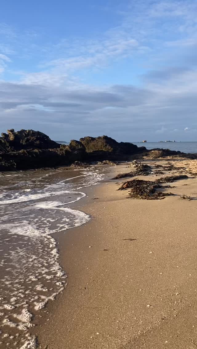 The sound of sea is therapeutic