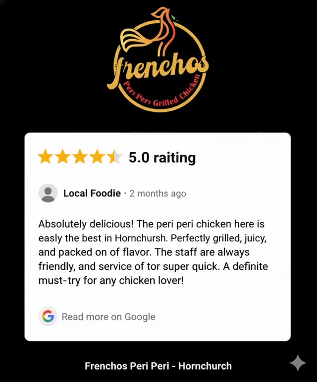 #review #hornchurch #frenchosuk #periperichicken #HornchurchEats