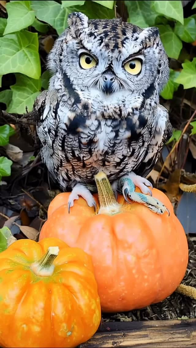 Owlivia, WERC’s Western Screech Owl and educational animal is wondering why you all dressing so funny this week! #wildliferehabilitation #westernscreechowl #morganhill #gilroy #halloween2025