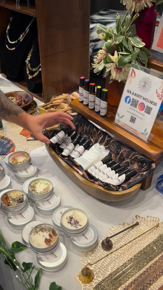 Oils are in!!!✨
We’ve gotten lots of excellent feedback and are excited to be officially releasing our Intention and Healing Oils. Each oil is reiki charged and individually scented with all natural and organic products. Our intention oils are used to ground or protect while our healing oils are used to help soothe more practical problems like anxiety or indigestion. You can find these on our table, online and at Cedars Coppice! (@cedarscoppice ) Check out the events post to see where we will be next, come and try them out in person.
As always, thank you for the continued support and stay tuned for the next product drop! Coming VERY soon. 😎
Grounding🧘🏽♂️ - You know why you need it. Center yourself with this woodsy grounding oil containing garnet and myrrh for added stability.
Monster Repellent👹 - A potent and peppery protection oil created to shield you against negative energy. Perfect to keep away the monsters that like to hide under the bed.
Gut Health💩 - Perfect for the baddies with gut problems. Excellent for a stomach ache, aids in digestion and works within 10 min. Best when applied to the stomach directly!
Anxiety🫨 - An essential tool for the overwhelmed, anxious, and overly caffeinated. Calm your mind and nervous system with this relaxing blend.