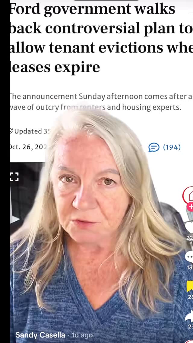 This could change the game for both landlords and tenants. What do you think about the new law Dough Ford is planning?🤔💭