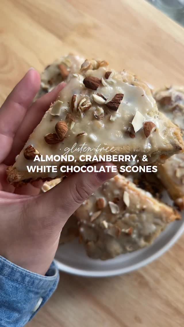 Hot take: gluten free scones are actually good!
My almond, cranberry, and white chocolate scones are moist but with the perfect scone crumb! Plus the flavor combination just screams holiday baking season and I can’t get enough!
Comment “scones” and I’ll send you the recipe!
#glutenfree #glutenfreebaking #fallrecipes #holidayrecipes #scones #baking