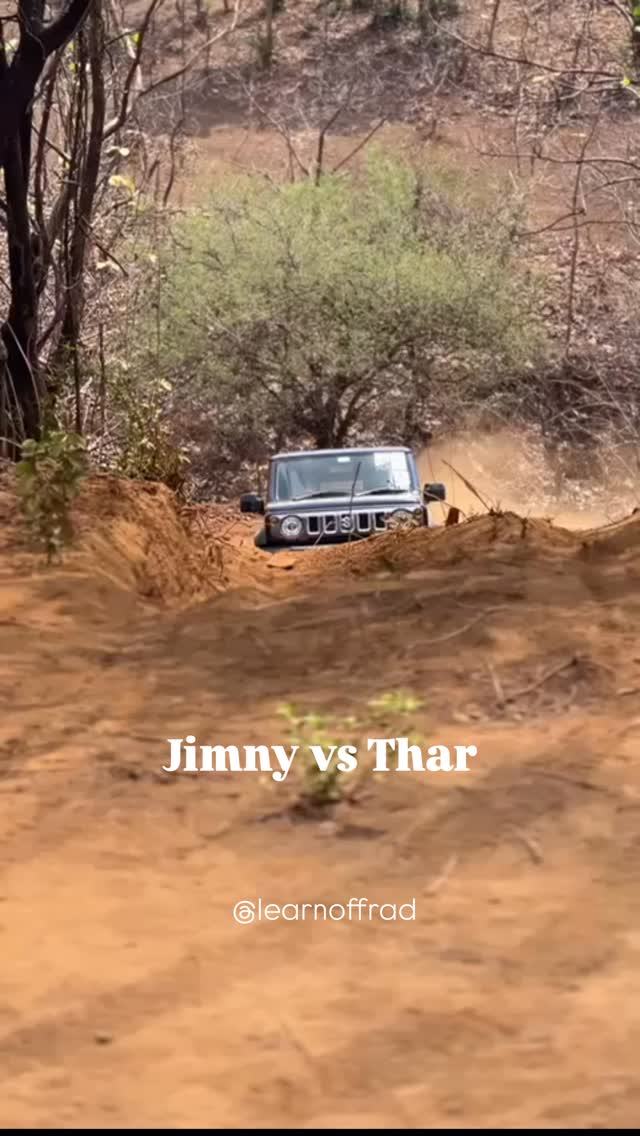 Jimny with brake traction control vs Mahindra thar with auto difflock (rear) and brake traction control (front).
What’s your poison?
#learnoffroad #offroadjunkie #jimny #thar