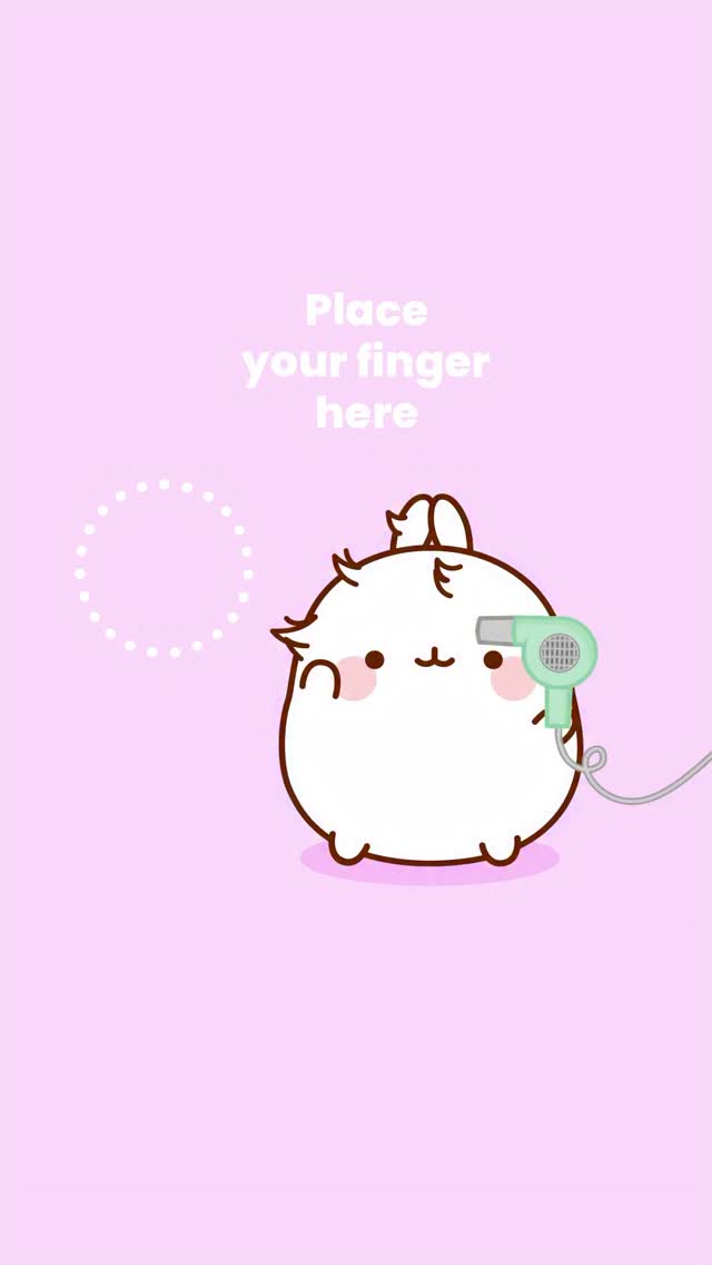 Put your finger here, Molang got you 🤍
Cr. @badlydrawnmilky