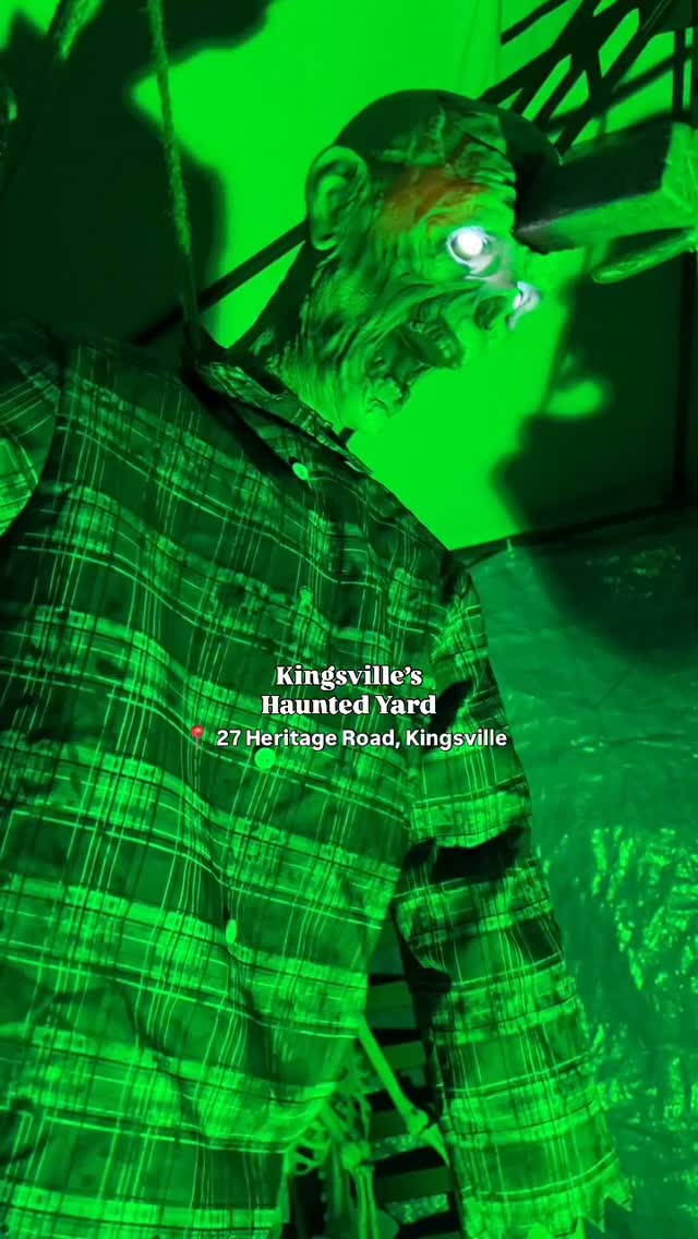 Itโs a season of haunting and giving at ๐๐ ๐๐๐ซ๐ข๐ญ๐๐ ๐ ๐๐จ๐๐ ๐ข๐ง ๐๐ข๐ง๐ ๐ฌ๐ฏ๐ข๐ฅ๐ฅ๐! ๐ป
Normand, his family and friends have once again transformed their yard into a Halloween wonderland, complete with animatronics, inflatables, and spooky fun for all ages ๐ป
Bring a non-perishable food item to donate to the ๐๐๐ฃ๐๐จ๐ซ๐๐ก๐ก๐ ๐๐ค๐ค๐ ๐ฝ๐๐ฃ๐ and enjoy the sights and sounds of the season!
๐ Open nightly from 6PM-9PM
๐ On Halloween night (Oct 31), the display starts early at 4:30PM
Make sure to stop by this week. A spooky sight worth seeing, and a great way to give back to our community! ๐
#kingsvillefoodie #kingsvilleontario #mykingsville #kingsvilleontario #tourismkingsville #twepi @twepi @visitkingsvilleontario @visitkingsvilleontario