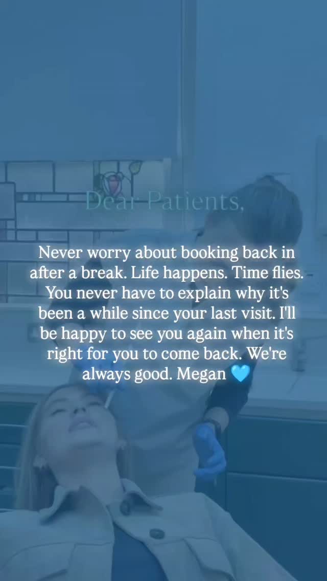 No guilt, no pressure, no judgement.
I'm here when you're ready.
Megan x
Dentist led aesthetics and skincare in Glasgow