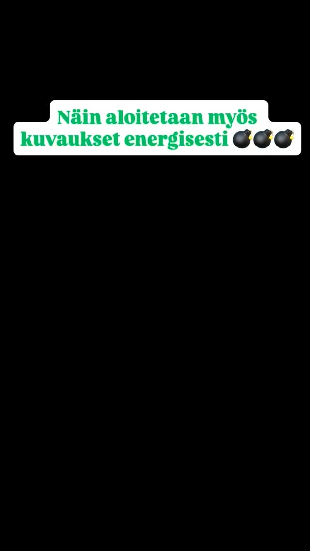 Let’s gooo 🔥🔥🔥
Energistä päivää sullekin 👊🏻🔥💎
Nyt mennään @marinellapizzeria @olotilaproductions @eveotvkanava @kohtiunelmiapodcast