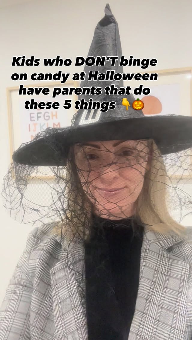 You don’t have to fear Halloween candy — what matters most is how you approach it.
Here’s what parents of calm, confident eaters do differently 🍫👇
1️⃣ They serve a balanced meal before trick-or-treating
Protein + healthy fats + fibre = stable blood sugar & fewer candy cravings.
👉 Think: chicken nuggets, roast potatoes, carrot sticks, strawberries.
2️⃣ They serve sweets with meals or snacks
When lollies are part of the plate (not the reward), it removes the “forbidden food” allure.
3️⃣ They eat sweets with their kids
Model balanced behaviour. When you enjoy treats calmly, your child learns to do the same.
4️⃣ They keep food language neutral
No “good” or “bad” foods — just fuel, fun, and balance. This helps kids build a healthy relationship with food.
5️⃣ They don’t withhold sweets or use them as rewards
Restriction fuels obsession. When kids know sweets are available, they stop fixating on them.
Remember: The goal isn’t no candy. It’s no chaos.
Balanced nutrition + relaxed attitudes = confident eaters for life.
Want more strategies like this to help your picky eater develop a healthy relationship with food?
Comment UNFUSSY and I’ll send you my free guide to calmer mealtimes 💛
#pickyeating #feedingtherapy #kidsnutrition #halloweentreats #pediatricnutrition #unfussyeater #feedingpickyEaters #pickyeatinghelp #parentingtips #balancednutrition #feedingkids #mealtimebalance #kidfriendlynutrition