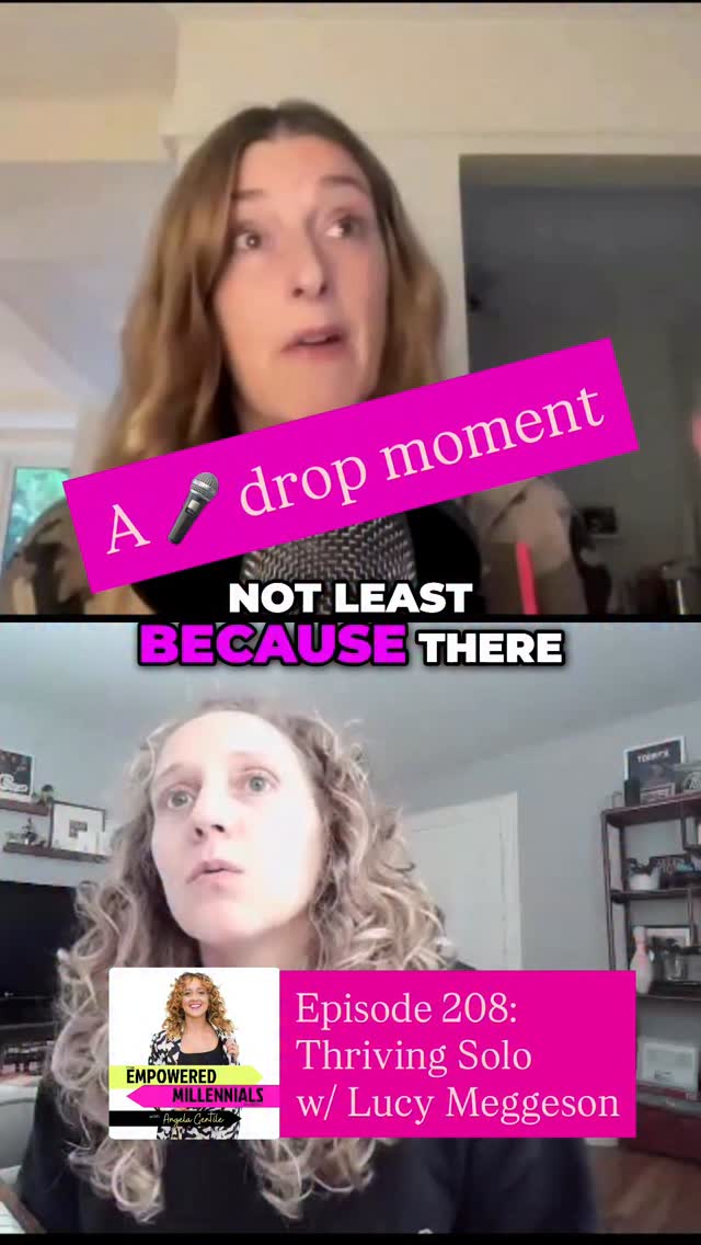 More and more women are standing in their agency and power!
Check out this weeks episode with @thrivesolowithlucymeggeson
🎙️ @theempoweredmillennials
#dating #datingadvice #single #singlelife #singlefriend #singleproblems #alone #beingalone #loneliness #childfree #childfreeproblems #childfreebychoice #childfreemillennial #childfreelife