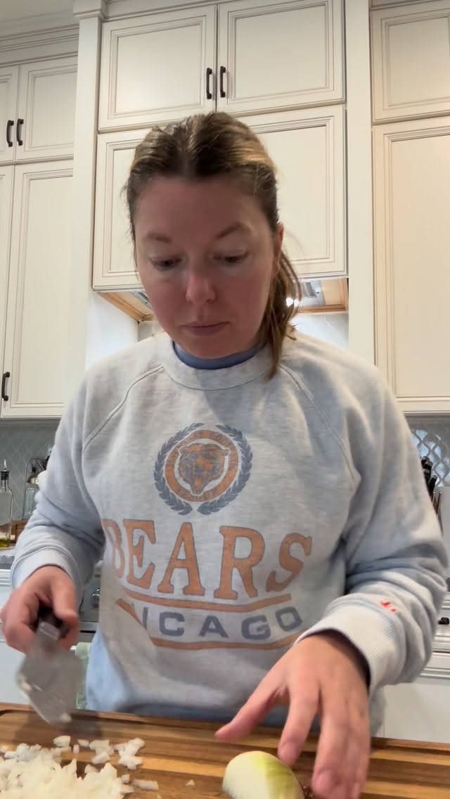 Anyone else? 🧅 😭 The downside to soup season is all the onion chopping #crymeariver #cry #cooking #food #soupseason #soup #homecooking #homecook #delicious #inthekitchen #sunday #onion #funny #kitchenfun #funinthekitchen