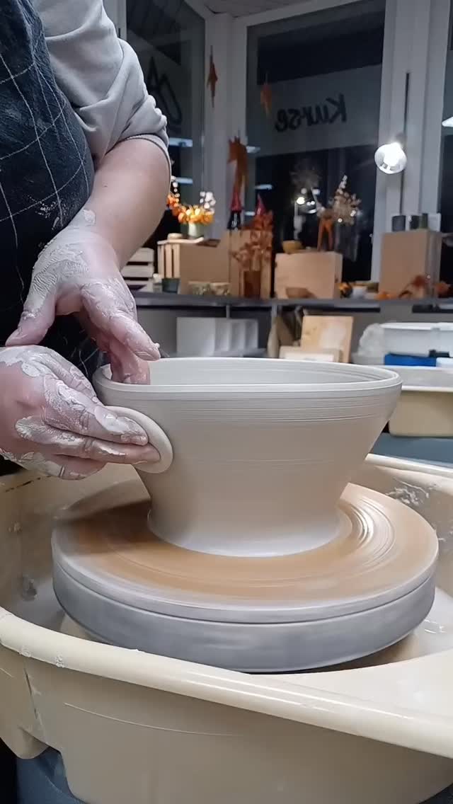 Das 1.mal 3 kg drehen. Bravo Salome 🥳🥳