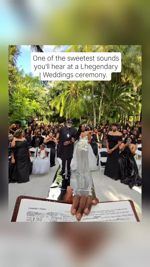 Goosebumps every time I hear it.
There's something special about hearing both sets of parents saying "We Do!" in unison, in their support of your two and your marriage.
L.W. Couple: @starpr ❤️
Venue: @secretgardensmiami
Planning: @eventsbytahimy
Officiant: @lhegendaryweddings
Photo & Video: @lovesquaredweddings
DJ: @elitemediaconcepts