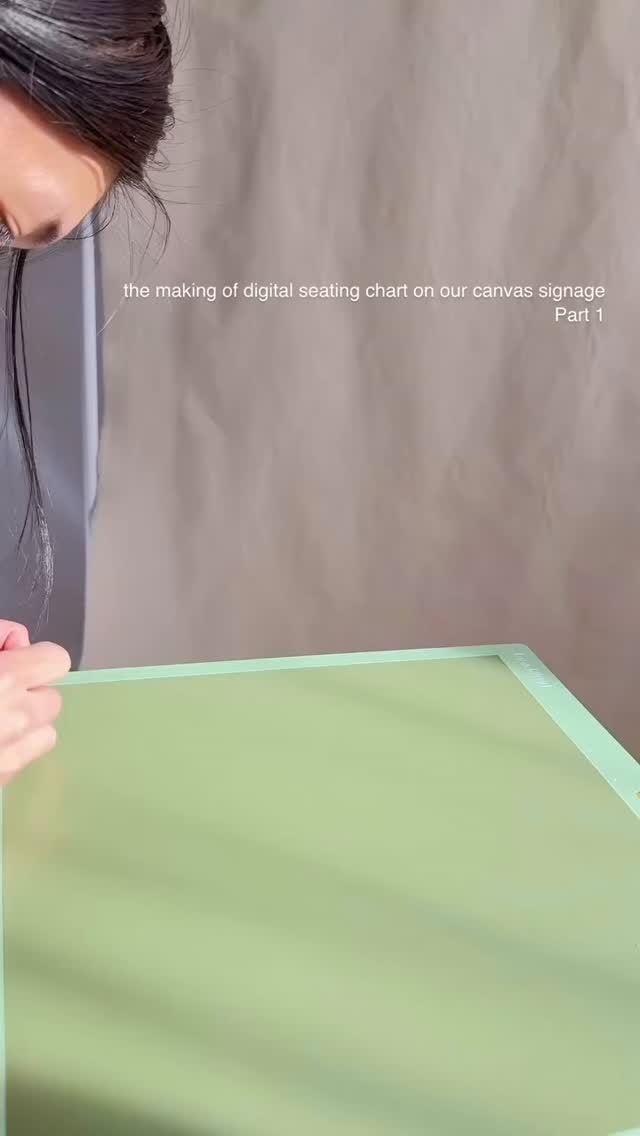 Creating digital seating chart on our canvas signage ✨
….
wait for the final look 🤭
______
Digital seating chart 👉🏼 @pleasefindyourseat
_________
Vinyl used : @siser_official
_____________
Our canvas signage rental ✨
Complimentary floral arrangements to any bookings made before end of May 31, 2025
__________
Pick-up / delivery and install available
Send us a DM if you have any questions.
Booking form available on our website <signage page> 🤎
.
.
.
.
#weddingsignage #seatingchartideas #weddingseatingchart #makingvideos #processvideo #handmadewithlove #cricutcrafts #handmade