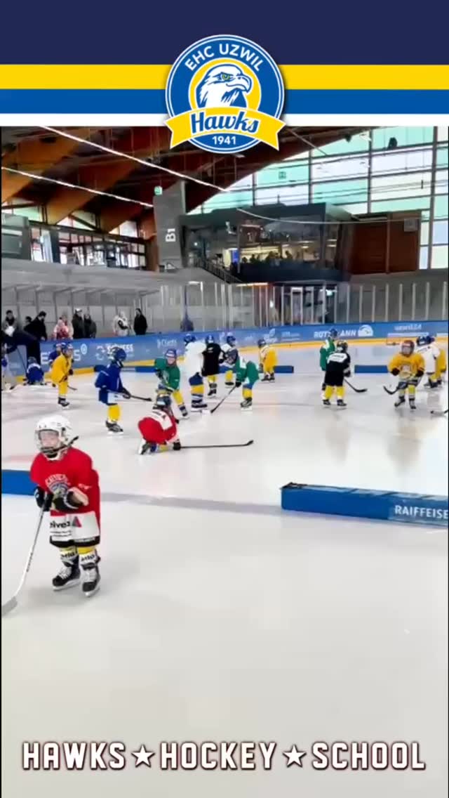 Letzten Samstag startete unsere Hawks Hockey School mit dem ersten „Schultag“. Wir freuen uns auf viele weitere lehrreiche und mitreissende Trainingseinheiten🤗
#ehcuzwil #ehcuzwilhawks #swissicehockey #HawksHockeySchool #NextGeneration #TeachThemYoung #FutureHawks
