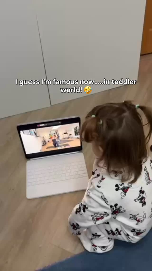 Nothing beats being recognised by a tiny fan when her mummy is doing an online class!
I think we may have a future fitness star in the making!
And one very consistent mummy doing all my classes 💪✨💓
#mummyworkout #strongmum