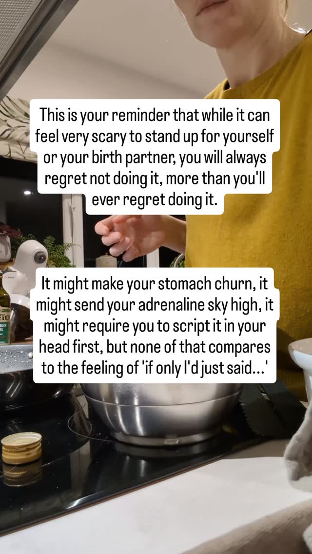 This is your reminder that while it can feel very scary to stand up for yourself or your birth partner, you will always regret not doing it, more than you'll ever regret doing it.
.
It might make your stomach churn, it might send your adrenaline sky high, it might require you to script it in your head first, but none of that compares to the feeling of 'if only I'd just said...'
.
.
.
#birthrights #informedconsent #doulasupport #empoweredbirth #birthadvocacy #birthwithconfidence #birthmatters #birthingperson #birthdoula #maternitycare #bodilyautonomy #edinburghdoula #fifedoula #westlothiandoula #scotlanddoula #scottishbirth #birthsupportscotland #edinburghbirth #fifebirth #westlothianbirth #pregnancyscotland #birthchoices #birthpartner #gentlebirth #birthspace #birthpreferences