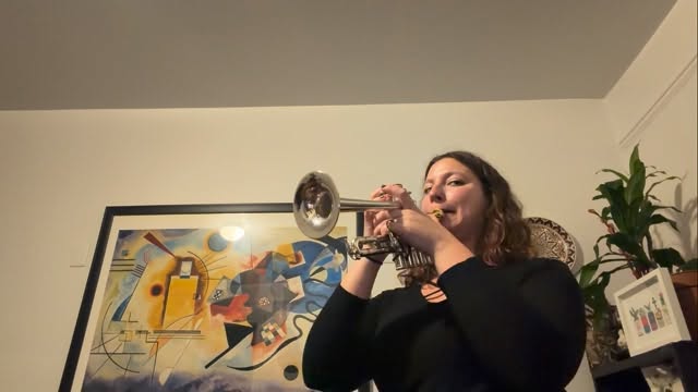 I almost didn’t post this etude because I thought one note sounded a little weird. 🤨 But my student said it sounded like holiday music 🎄and my mom said it was pretty 🥹so I decided to post it anyways. Of course we cannot control notes that might not be our favorite in a live performance compared to a recording but it really got me thinking about the idea of a “perfect” performance. I definitely have lots to say about this topic and will probably share more in future posts but I will start by saying, How often do we play a certain way because someone is recording or someone specific is listening rather than the way we want to play for ourselves? It’s definitely good stuff to think about and I’ll definitely be keeping it in mind. 🎺
•
#piccolotrumpet #etude #trumpetplayer #musicianlife #trumpet #nycmusician #practiceroom #timetoshed #trumpetsolo #prscticeroom