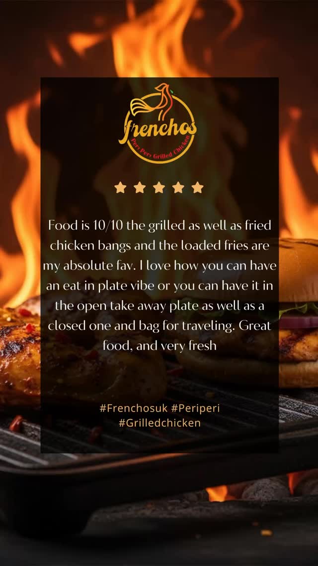 #frenchosuk #hornchurch #localrestaurant #periperichicken #review #thankyou