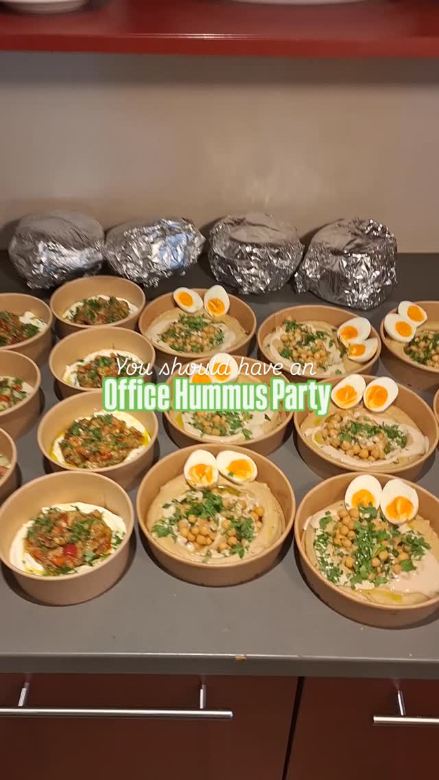 You could also have an office hummus party🥳