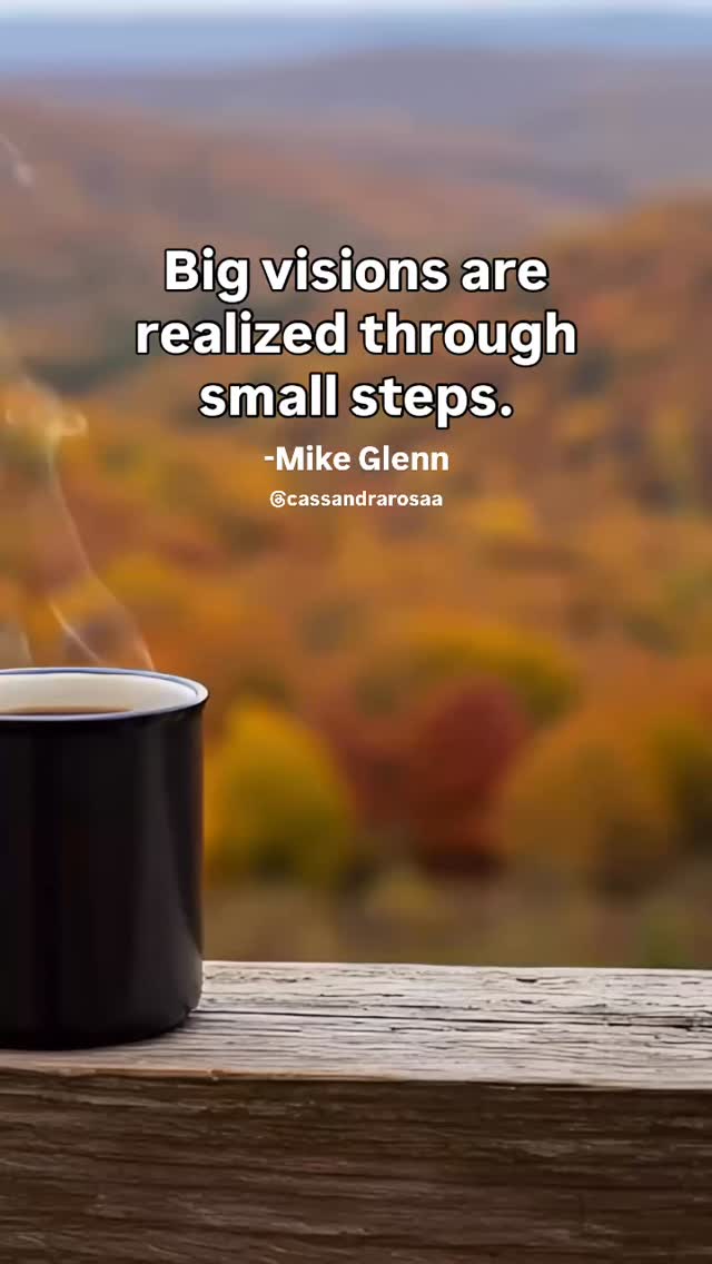 āI have an idea and I donāt know where to start āļøā
This is a thought that keeps beautiful visions in notebooks and have us feeling stuck.
We are conditioned to have a plan for our lives and it gives us this sense of control that keeps us feeling safe.
Go to school, get a degree, get a high paying job, get married, buy a house, have a family and retire is something society has ingrained in us since childhood.
So when we stray off that path by choosing different for ourselves fears get activated. š
Theres a lack of perceived safety and predictability.
Itās uncharted territory.
So when we carve our own path choosing to bring a business vision to life, whereās the best place to start?
Writing down baby steps you can take to bring the vision to life!
Baby steps like choosing an Instagram handle, writing a mission statement, taking a free business workshop.
Why start thereā
To show yourself, your subconscious and nervous system that itās safe to take the step!
Itās safe to carve your own path.
There is safety the unknown.
One small step after the other, and another after that is how big visions are made.
My friend, what is a small step you can take today to bring your vision to life? Share šš¼