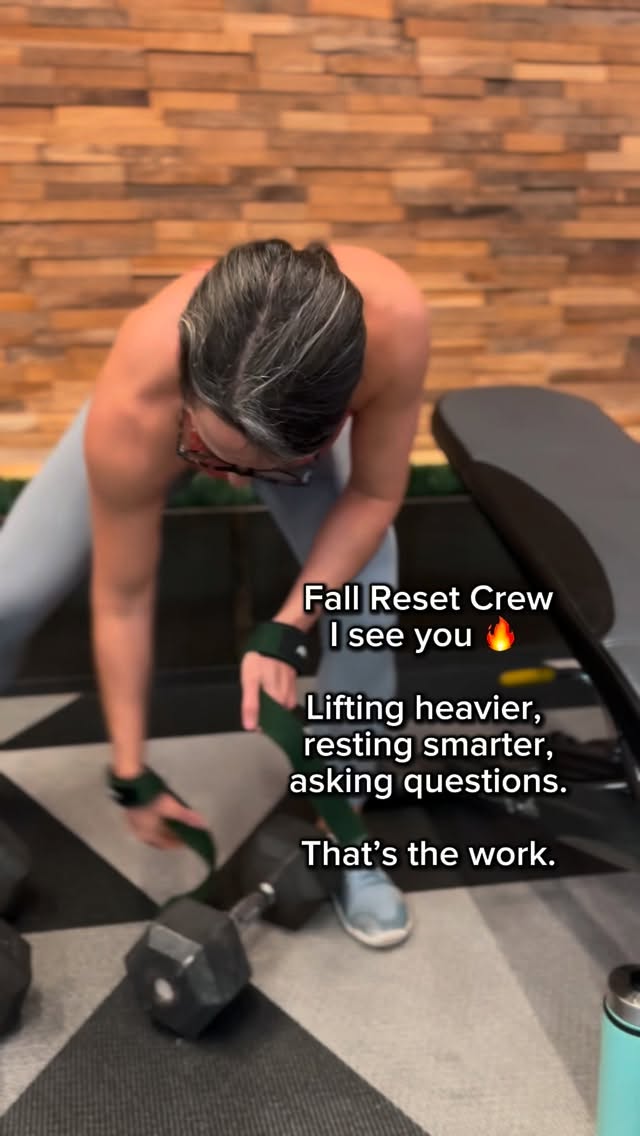 For those that missed out, our Fall Reset 30-Day Fitness Challenge is where short, doable workouts fit into your life
so you can climb mountains all weekend or cycle your heart out along the river.
Want in on the next one?
👉🏼 DM me “TLR” to join The Locker Room mailing list. You’ll get ✨ early access to the next challenge and exclusive Strong Club perks ✨ and first dibs on the winter kickoff.