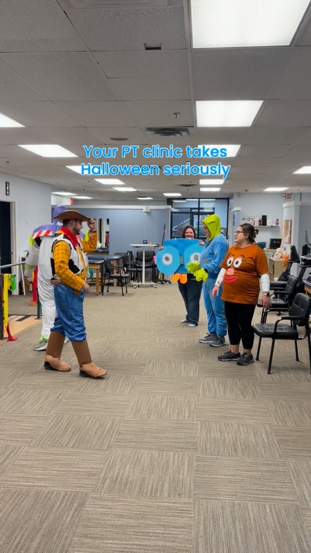 If you were at our Webster clinic and saw your Physical Therapist fall randomly, we can assure you they were playing their characters.
P.S. No toys were hurt in the making of this video.