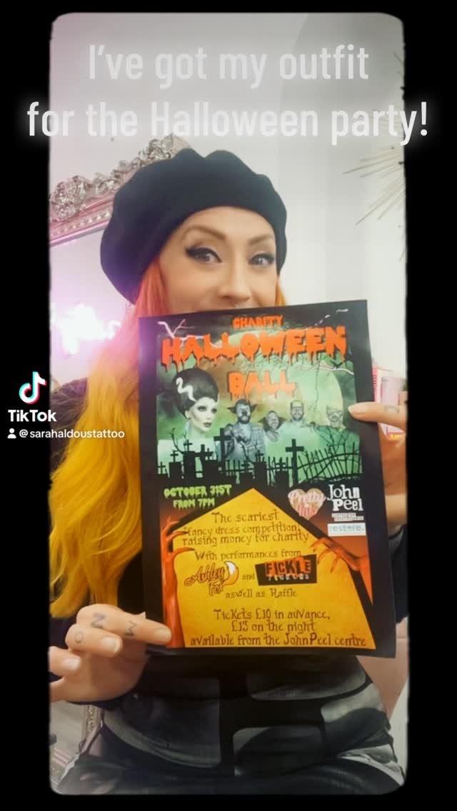 🎃 We are now gearing up for the charity Halloween Party on Friday!
🖤 Come to the @johnpeelcentre 31st Oct at 7:30, for an awesome spooky bash!
🕷️ Music from the wicked @ficklepicklesband
🦇 Fierce drag from @theashleyfox6000
🤡 And many prizes to be won for your best costumes, and with our raffle
👻 All proceeds are going to @restorewa a wonderful local charity, helping to provide safety and support for women and children experiencing Domestic Abuse
.
🕸️We’ll see you there!!
🖤 Tickets to be purchased through John Peel centre website, or on the door.
.
.
.
.
.
.
#halloween #halloweenparty #charity #fancydress #johnpeelcentre #stowmarket #stowmarketcommunity #suffolk #fun #spookyseason #local #suffolkcounty #prettyinink #femaletattooist #charityparty #supportlocal #bands #music #dragshow #follow #ficklepickles #cosplay #costumeparty
