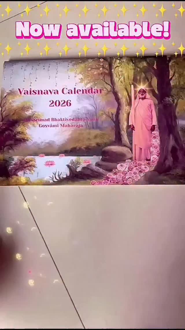 🌟✨New release! ✨🌟
By the causeless mercy of Srila Gurudeva, the new Gaudiya Vaishnava Calendar is now available! 🙏✨
📿 Includes dates for Ekadashis, festivals, appearance/disappearance days of the acharyas & all the essential dates for devotional life. A perfect aid for your sadhana, altar, temple or to gift to others.
Don’t miss a single auspicious day - get yours now!✨️❤️