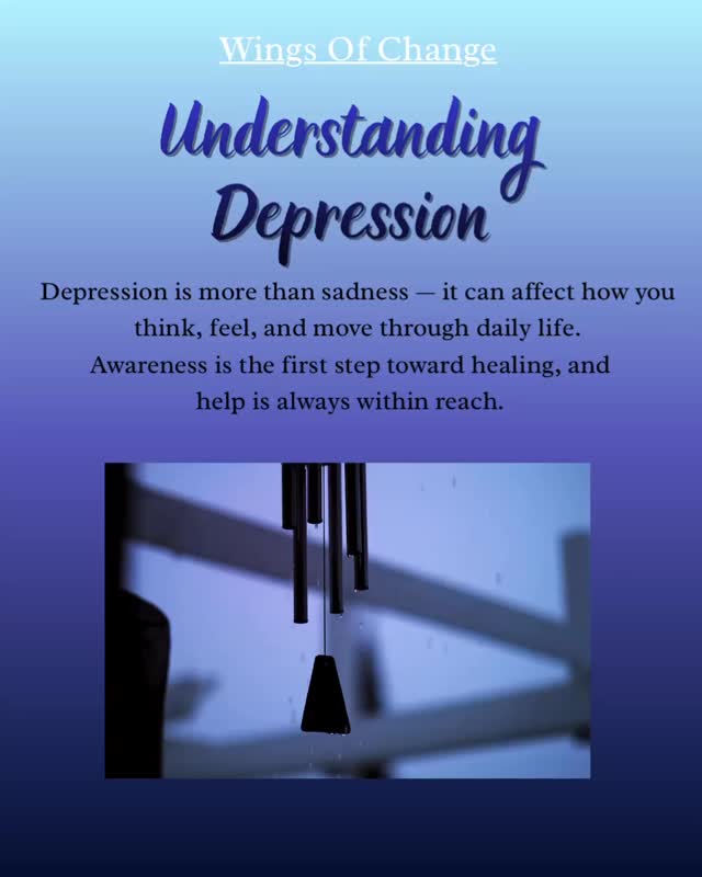 Depression can look different for everyone — sometimes it’s quiet exhaustion, loss of joy, or simply feeling “off” for longer than usual. 🌧️
This week, we’re exploring how depression shows up, how trauma and seasonal changes can play a role, and most importantly, how healing is possible with the right support. 💜
At Wings of Change Therapy, our team specializes in helping clients navigate depression, anxiety, trauma, and body image concerns through compassionate, evidence-based care. You’re not alone in this journey — we’re here to help you find your way back to balance and hope. 🌿
📞 (760) 587-3075
🌐 www.wingsofchangetherapy.com
#DepressionAwareness #WingsOfChangeTherapy #SeasonalDepression #ReclaimYourPeace #endthestigma