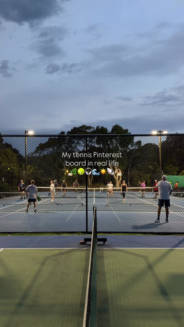 When your tennis filled Pinterest board comes to life ✨🌿🎾 #noosatennis