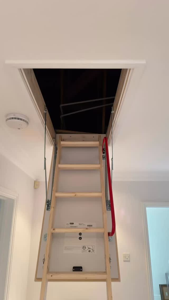 From hard-to-reach to hassle-free!
Installed a new loft ladder in the landing ceiling today – giving this home access to loads more storage space #BeforeAndAfter #LoftLadderInstall #HandymanLife