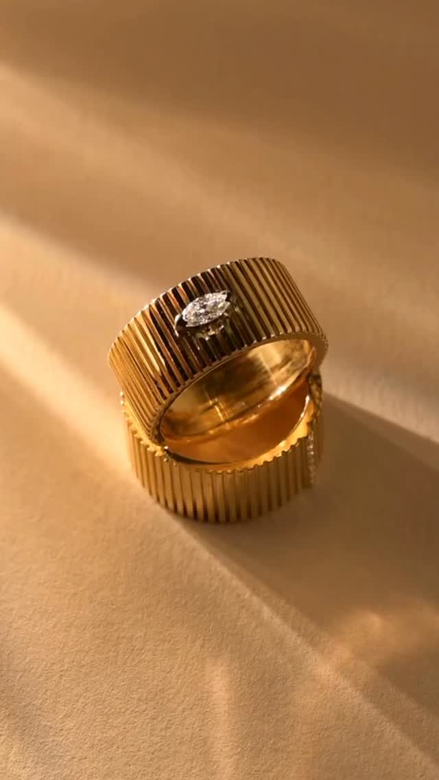 Refines and radiant from Kion collection 🌞 #fotinipsarouli #finejewelry #handmadejewelry #ring