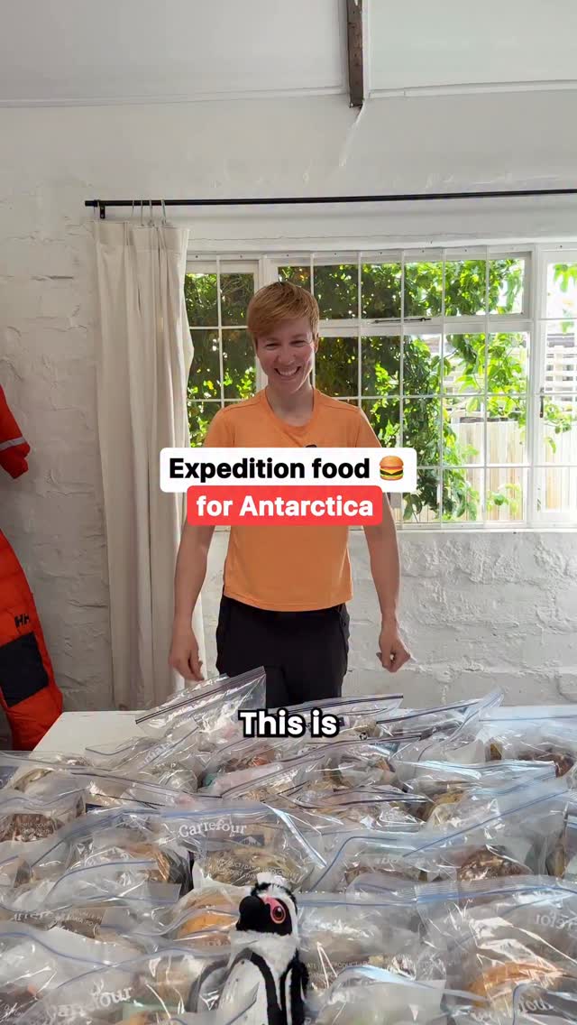 No restaurants in Antarctica! 🍔
🥣 To stay fueled during our 90-day kite-ski crossing of Antarctica, we’re bringing 90 kilos of food, packed into our pulkas.
❄️ Each daily bag contains breakfast, lunch, dinner, and snacks — enough to keep our energy up all day long as we cover more than 4,000 km across the White Continent.
🍫 On the menu: dry noodles, cheese, butter, chocolate from @graindesail, dried fruits and nuts from @meyva_fruitsecs , and nutritious bars from @bekindfrance . And for the evening treat — freeze-dried hot meals from @lyophilise.and.co !
👩🔬 Each bag is weighed and designed to be compact, practical, and above all… tasty!
📦 A meticulous job that took our team time and patience.
⛷️🪁 These small portions will make all the difference in keeping our strength and morale high throughout the journey.
🛰️ We’ll share daily updates from the field right here!
🔔 Subscribe to follow the preparation and live the great Under Antarctica expedition with us!
#UnderAntarctica #Antarctique #Science #Expedition