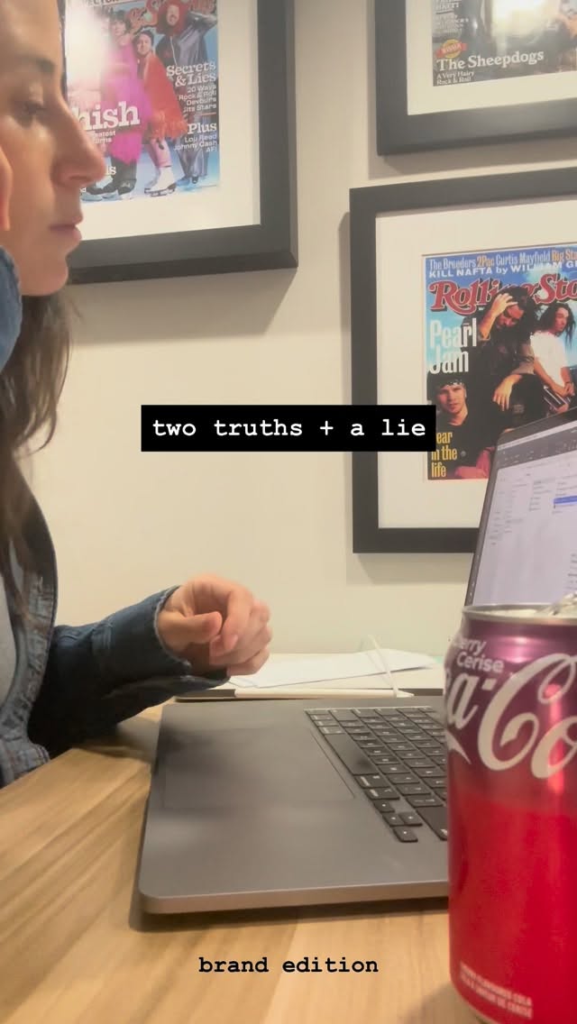 Two truths + a lie brand edition, ready?
—
1. The 3 in Studio 3 is a three-fold explanation
2. Studio 3 has been rebranded more times than I can count
3. I still get butterflies before presenting design concepts
Guess the lie 👇