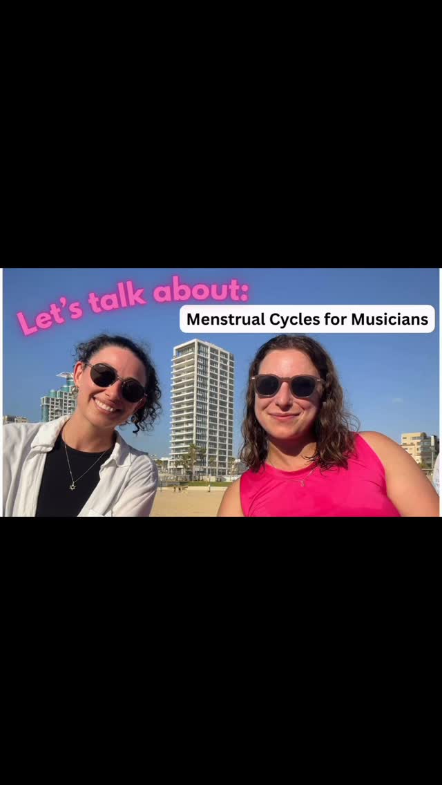 🚨Let’s Talk about Periods!🩸 So excited to bring @nicole.bendayan on here to talk about menstruation and all that is included when it is that time of the month. We met this summer on an incredible trip thanks to @birthrightisraelonward Storytellers program. 💙This video was inspired by a student who asked me how I handle that while performing, and so I am especially grateful that Nicole was able to give us some incredible insight. This is part 1 where we dive into what is happening and how our bodies are affected. I learned a lot from talking to Nicole and I hope you will too!
•
#musicianlife #womeninmusic #womenshealth #menstruation #takecareofyourself #timeofthemonth #peoplewithperiods