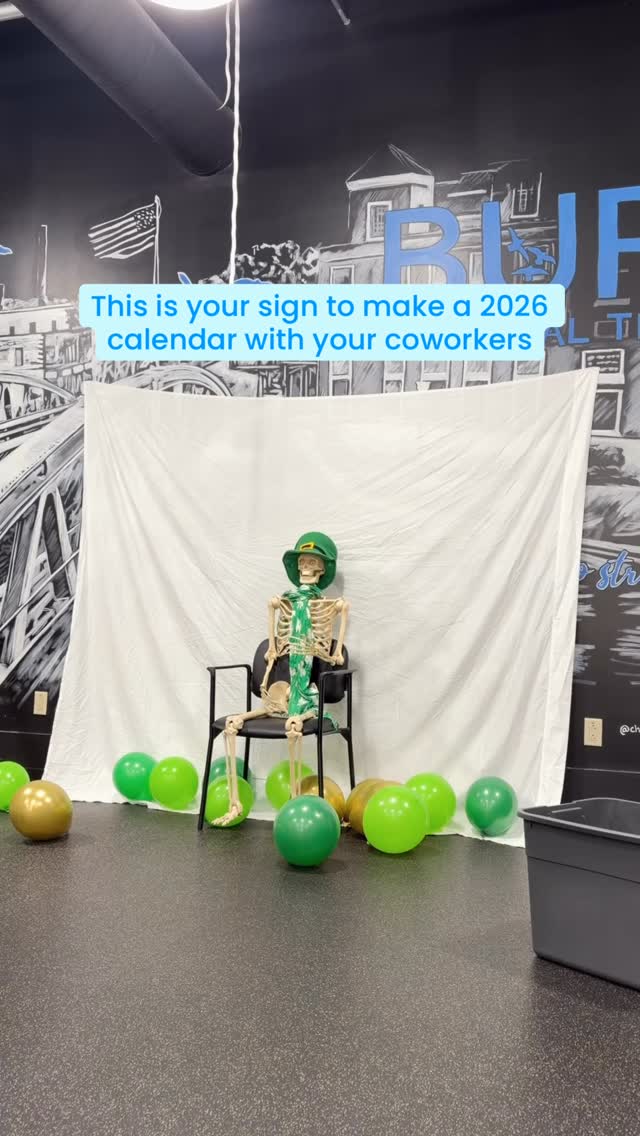 Having 12 costumes for Halloween is wild but our Fairport clinic went all out. Would you want a copy of this 2026 calendar?