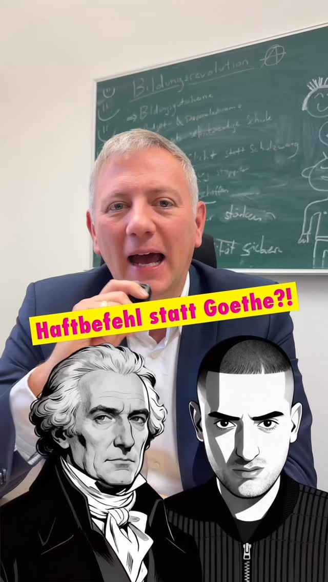 @haftbefehl statt Goethe in der Schule?! So lautet die Forderung des @ssr.offenbach . Ich finde, das ist etwas worüber man nachdenken sollte. Haftbefehls Rolle in Jugendsprache und -Kultur, grade in Hessen, sucht seinesgleichen. Selbstverständlich brauchen wir weiterhin Goethe, aber auch Jugendkultur muss ein Bestandteil von Schule sein. So fühlen Jugendliche sich selbst anerkannt, ihr Interesse am Unterricht wird geweckt und sie lernen, sich auch mit schwierigen Themen kritisch auseinanderzusetzen.
Was meint ihr?