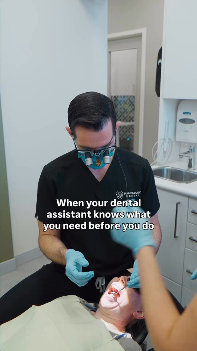 Telepathy? No. Just elite assistant energy 🙌 💕 🦷
#yegdentist #yegdentalclinic #dentalhumour #dentaltok #DentalLife #EdmontonDental #DentalCare #FamilyDentist #EdmontonHealth #DiamondviewDental #EdmontonDentist #FamilyDentist #HealthySmile #EdmontonHealth